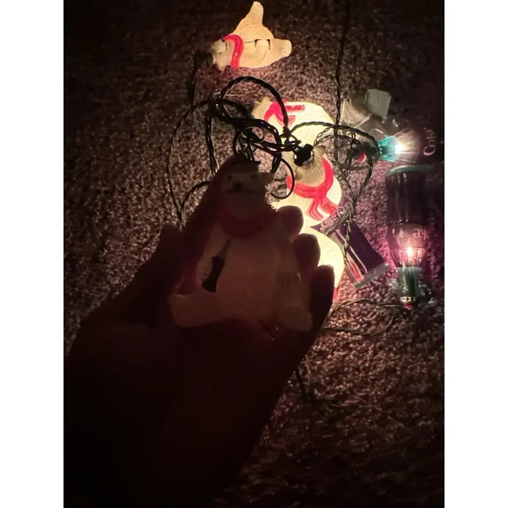2 Strings Vintage Coca Cola Polar Bear Light Strings